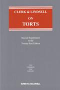 Cover of Clerk & Lindsell On Torts 21st ed: 2nd Supplement