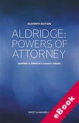 Cover of Aldridge: Powers of Attorney (eBook)