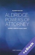 Cover of Aldridge: Powers of Attorney (Book & eBook Pack)