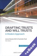 Cover of Drafting Trusts and Will Trusts: A Modern Approach (Book & eBook Pack)