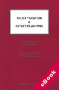 Cover of Trust Taxation and Estate Planning 4th ed: 1st Supplement (eBook)