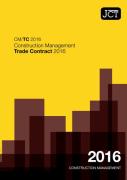 Cover of JCT Construction Management Trade Contract 2016: (CM/TC)