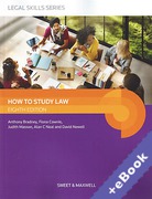 Cover of How to Study Law (Book & eBook Pack)