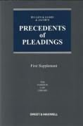 Cover of Bullen & Leake & Jacob's Precedents of Pleadings 18th ed: 1st Supplement