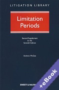 Cover of Limitation Periods 7th ed: 2nd Supplement (Book & eBook Pack)