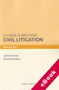 Cover of O'Hare & Browne: Civil Litigation (eBook)