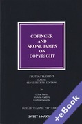 Cover of Copinger and Skone James on Copyright 17th ed: 1st Supplement (Book & eBook Pack)