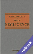 Cover of Charlesworth & Percy on Negligence 13th ed with 3rd Supplement (Book & eBook Pack)
