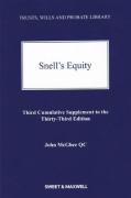 Cover of Snell's Equity 33rd ed: 3rd Supplement