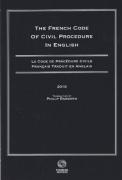 Cover of The French Code of Civil Procedure in English, 2018