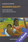 Cover of Hanbury & Martin: Modern Equity (Book & eBook Pack)