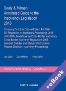 Cover of Sealy & Milman: Annotated Guide to the Insolvency Legislation 2018: Volume 2 (Book & eBook Pack)