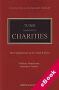 Cover of Tudor on Charities 10th ed: 1st Supplement (eBook)