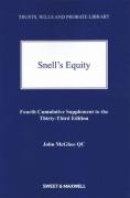 Cover of Snell's Equity 33rd ed: 4th Supplement