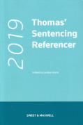 Cover of Thomas' Sentencing Referencer 2019