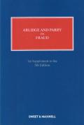 Cover of Arlidge and Parry on Fraud 5th ed: 1st Supplement