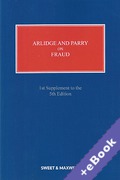 Cover of Arlidge and Parry on Fraud 5th ed: 1st Supplement (Book & eBook Pack)