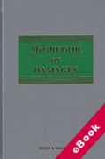 Cover of McGregor on Damages 20th ed with 2nd Supplement (eBook)