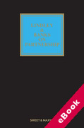Cover of Lindley & Banks on Partnership 20th ed with 3rd Supplement (eBook)