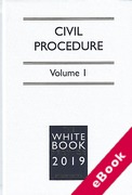 Cover of The White Book Service 2019: Civil Procedure Volumes 1 & 2 (eBook)