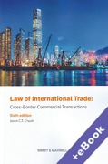Cover of Law of International Trade: Cross Border Commercial Transactions (Book & eBook Pack)
