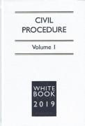 Cover of The White Book Service 2019: Civil Procedure Volumes 1 & 2