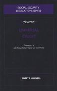 Cover of Social Security Legislation 2019/20 Volume V: Universal Credit