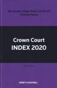 Cover of Crown Court Index 2020