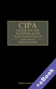 Cover of CIPA Guide to the Patents Acts (Book & eBook Pack)
