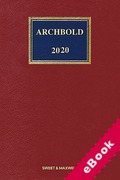 Cover of Archbold: Criminal Pleading, Evidence and Practice 2020 (eBook)