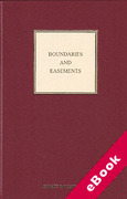 Cover of Boundaries and Easements (eBook)