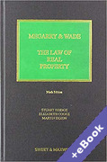 Cover of Megarry & Wade: The Law of Real Property (Book & eBook Pack)