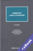 Cover of Asbestos: Law and Litigation (Book & eBook Pack)