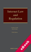 Cover of Internet Law and Regulation (eBook)