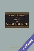Cover of Charlesworth & Percy on Negligence 14th ed with 3rd Supplement (Book & eBook Pack)