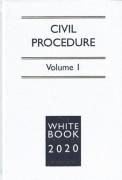 Cover of The White Book Service 2020: Civil Procedure Volumes 1 & 2 & Full Contents CD-ROM