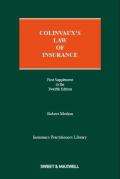 Cover of Colinvaux's Law of Insurance 12th ed: 1st Supplement