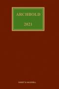 Cover of Archbold: Criminal Pleading, Evidence and Practice 2021