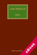 Cover of Archbold: Criminal Pleading, Evidence and Practice 2021 (eBook)