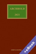 Cover of Archbold: Criminal Pleading, Evidence and Practice 2021 (Book & eBook Pack)