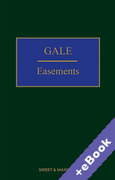 Cover of Gale on Easements (Book & eBook Pack)