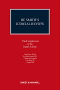 Cover of De Smith's Judicial Review 8th ed: 3rd Supplement