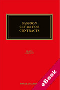 Cover of Sassoon: CIF and FOB Contracts (eBook)