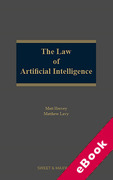 Cover of The Law of Artificial Intelligence (eBook)