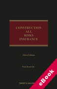 Cover of Construction All Risks Insurance (eBook)