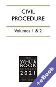 Cover of The White Book Service 2021: Civil Procedure Volumes 1 & 2 (Book & eBook Pack)