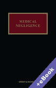 Cover of Medical Negligence (Book & eBook Pack)