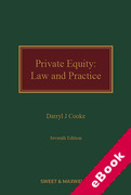 Cover of Private Equity: Law and Practice (eBook)