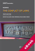 Cover of Morris: The Conflict of Laws (eBook)