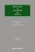 Cover of Bowstead & Reynolds On Agency 22nd ed: 1st Supplement
